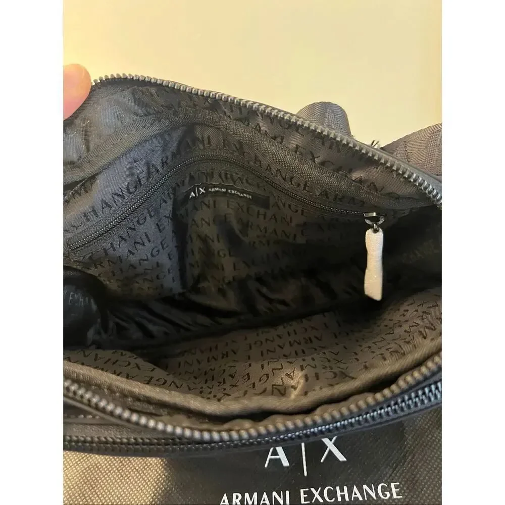 A|X Armani Exchange Blue Edition Messenger Crossbody Bag